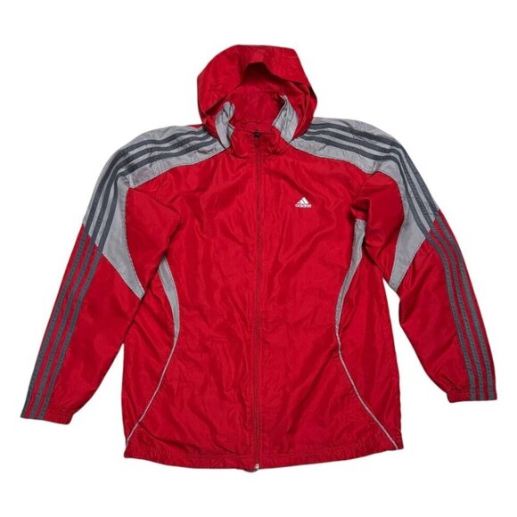 ADIDAS Retro Vintage Y2K 2000s Lightweight Activewear Windbreaker Jacket Medium - Picture 1 of 8